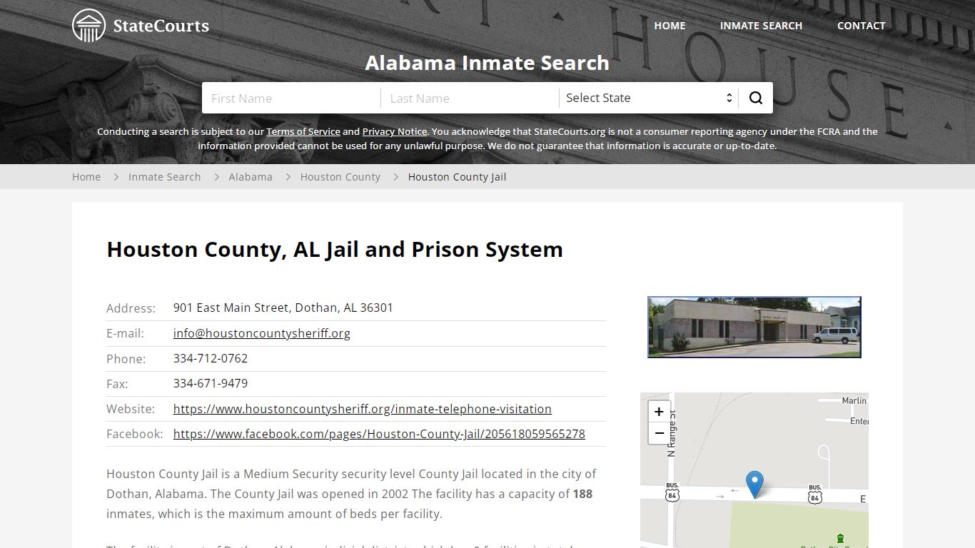 Houston County Jail Inmate Records Search, Alabama - StateCourts